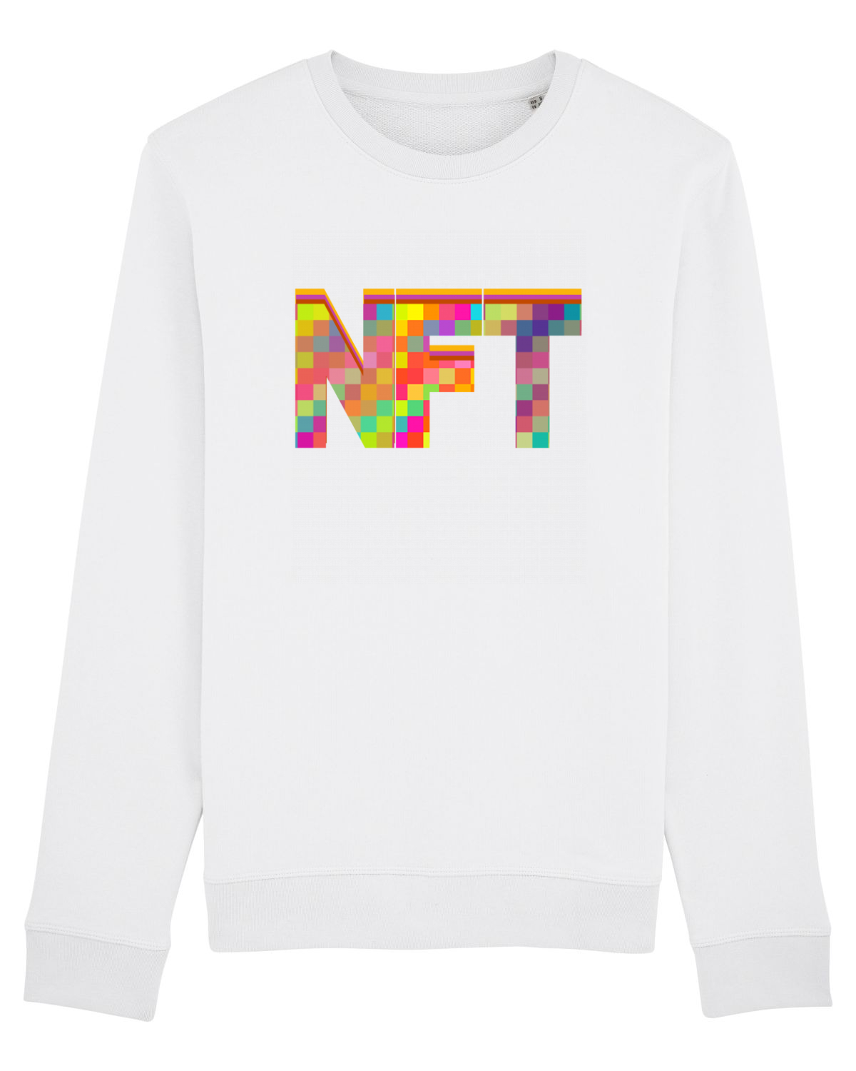 Bluză mânecă lungă Unisex Rise White