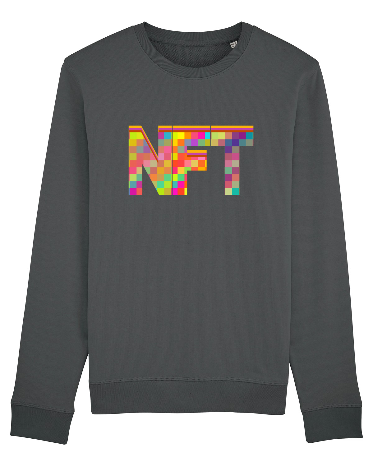 Bluză mânecă lungă Unisex Rise Anthracite