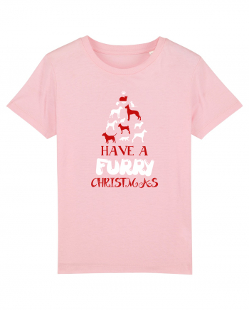 FURRY CHRISTMAS Cotton Pink