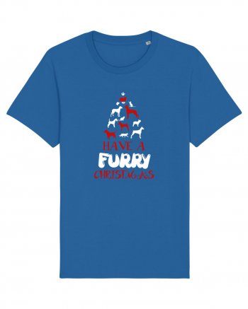 FURRY CHRISTMAS Royal Blue