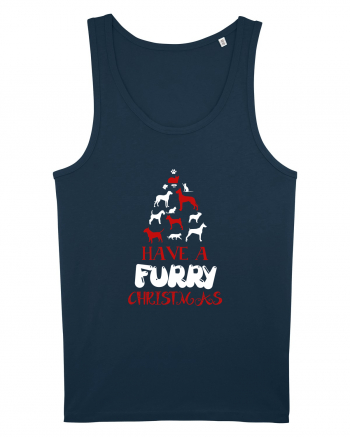 FURRY CHRISTMAS Navy