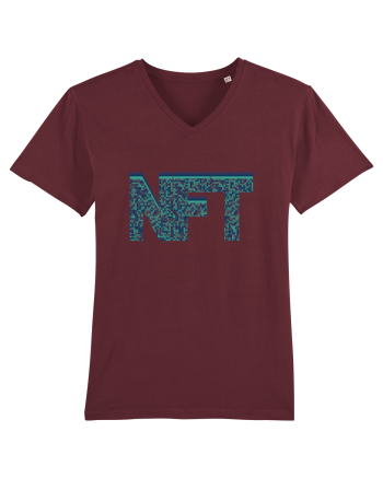 NFT Pixel Art Burgundy