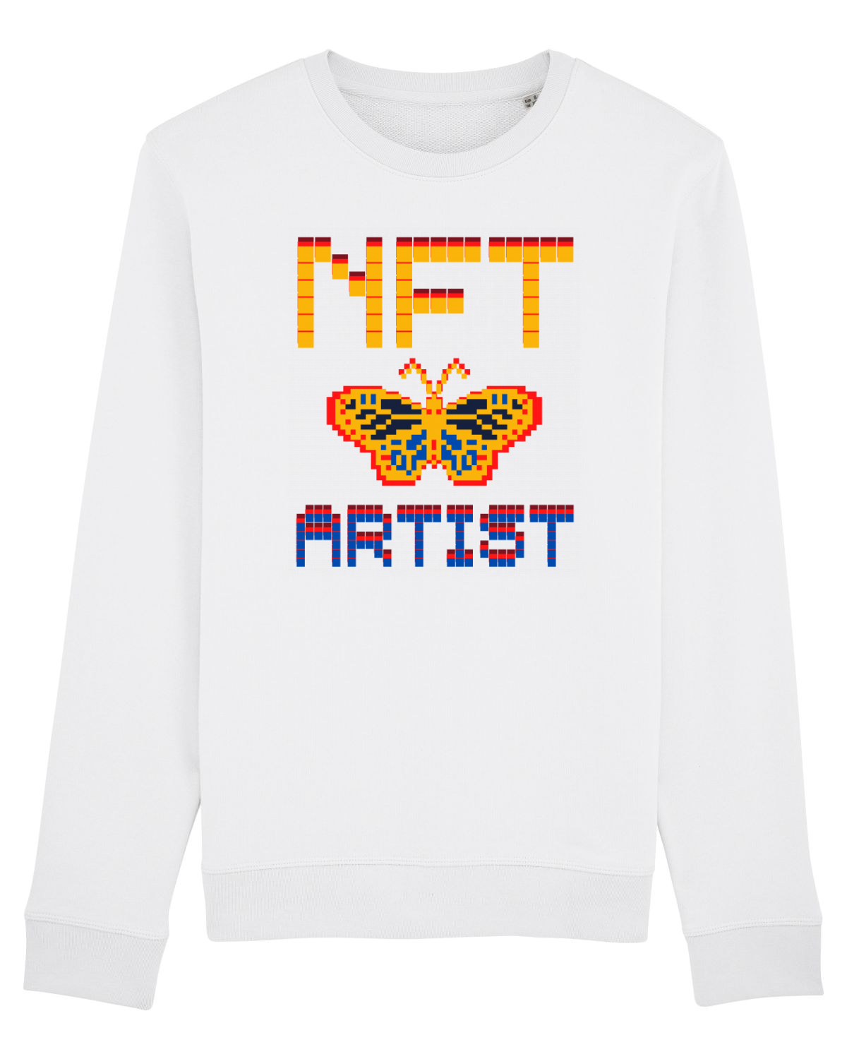 Bluză mânecă lungă Unisex Rise White