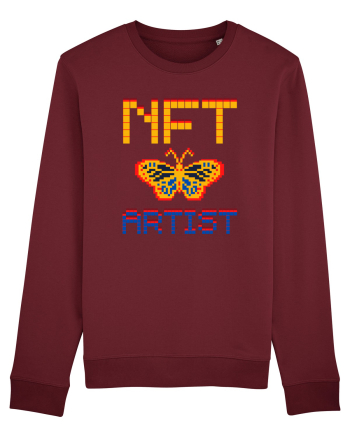NFT Pixel Art Burgundy