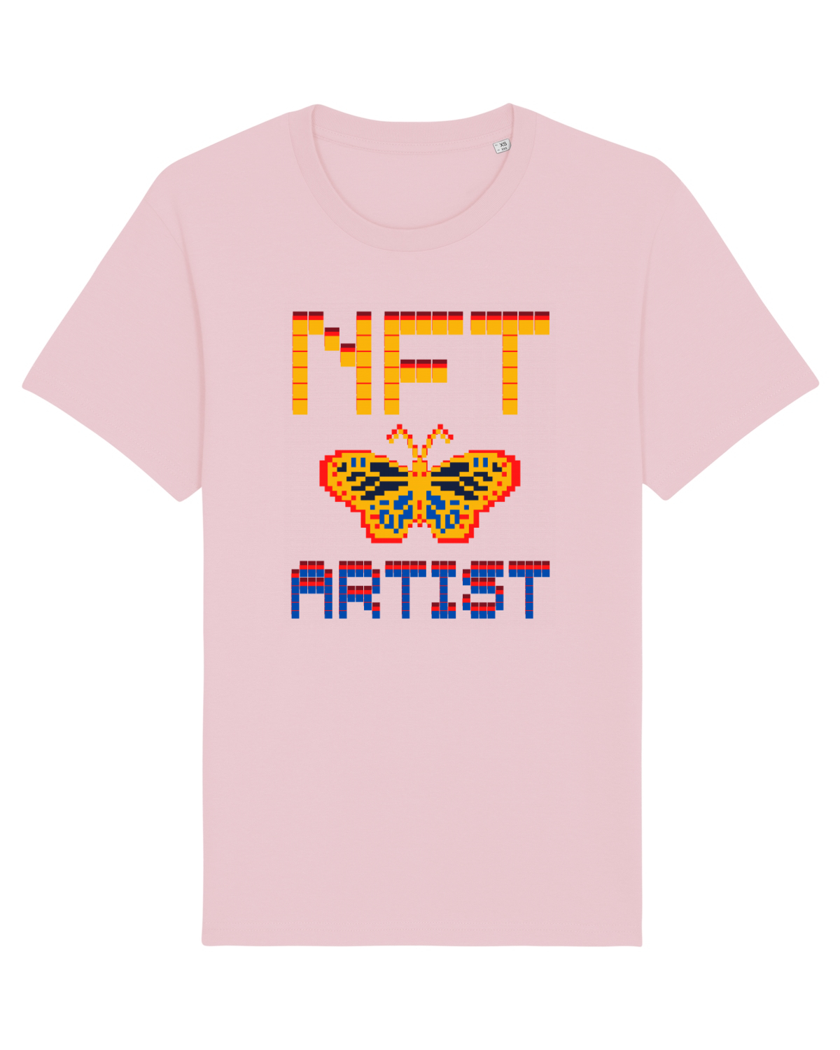 Tricou mânecă scurtă Unisex Rocker Cotton Pink