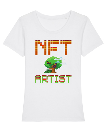 NFT Pixel Art White