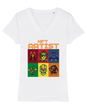 NFT Pixel Art White