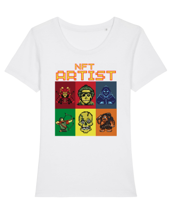 NFT Pixel Art White