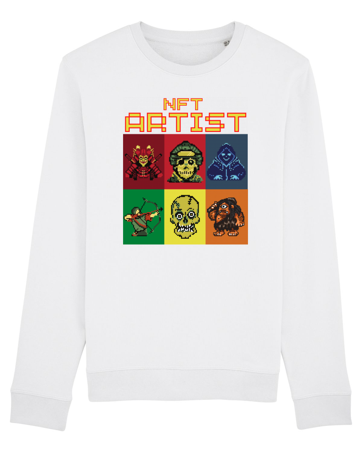 Bluză mânecă lungă Unisex Rise White