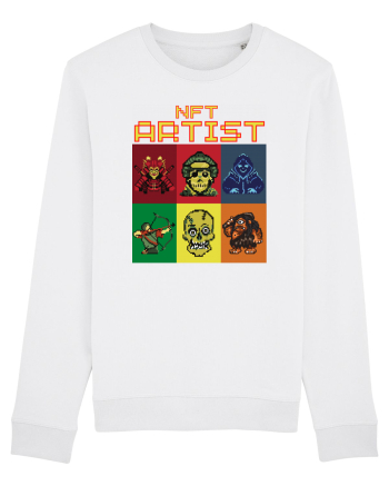 NFT Pixel Art White
