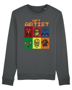 NFT Pixel Art Bluză mânecă lungă Unisex Rise