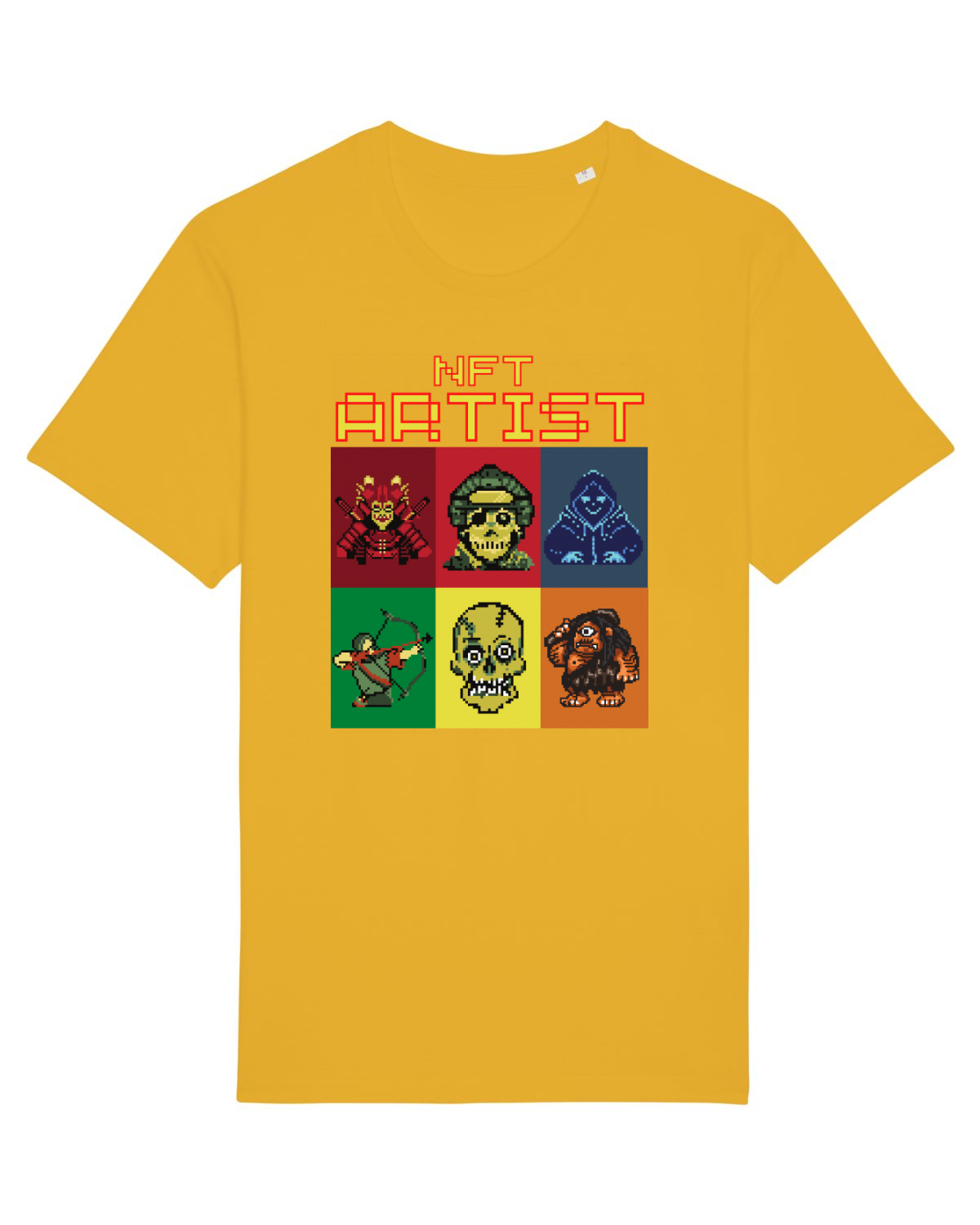 Tricou mânecă scurtă Unisex Rocker Spectra Yellow