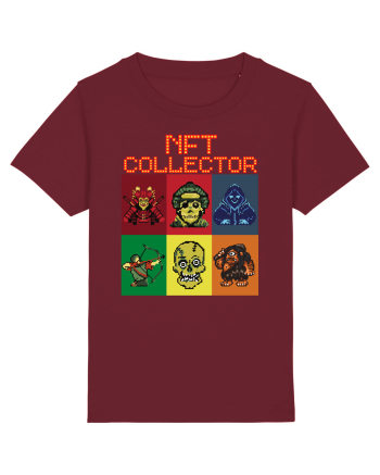 NFT Pixel Art Burgundy