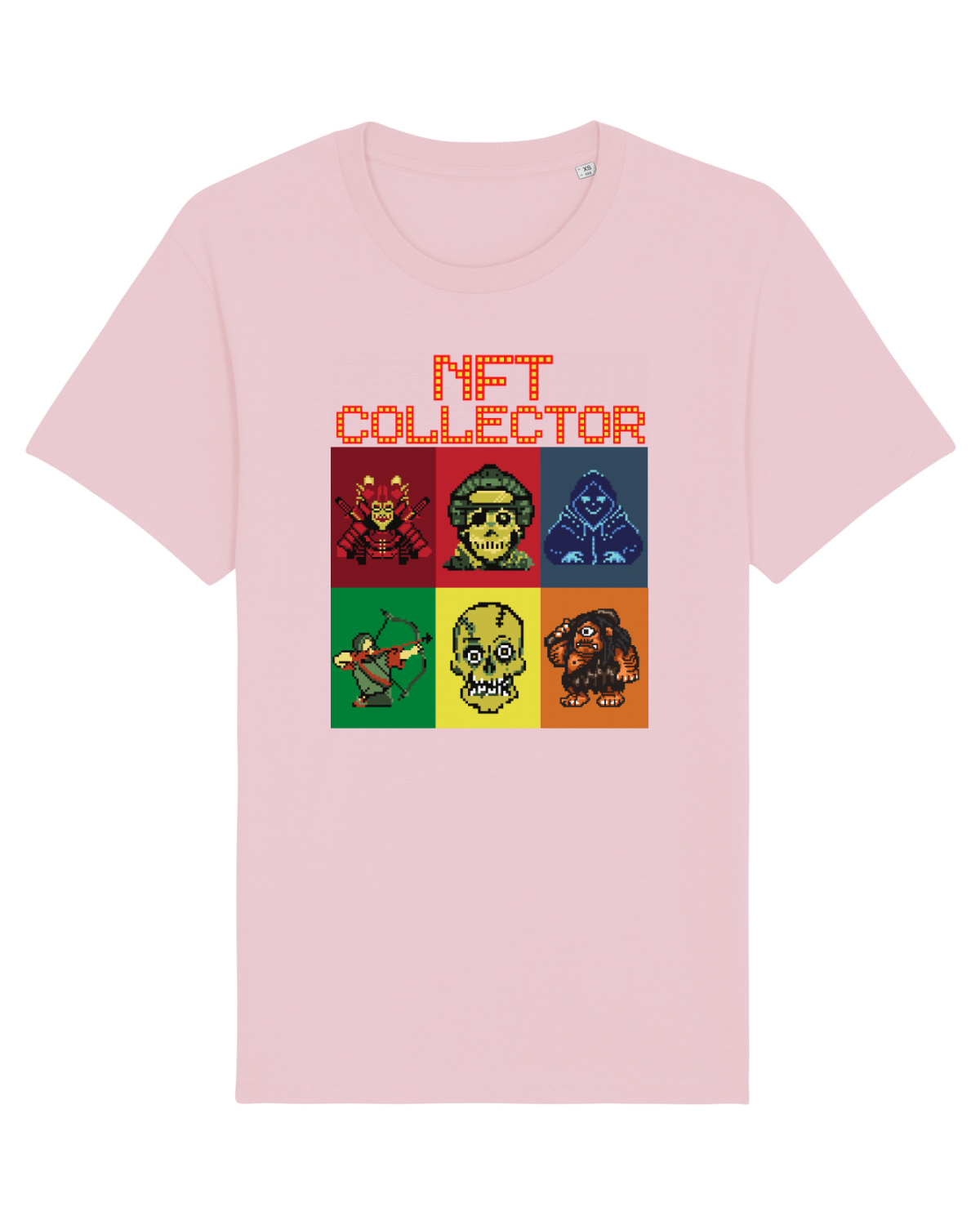 Tricou mânecă scurtă Unisex Rocker Cotton Pink