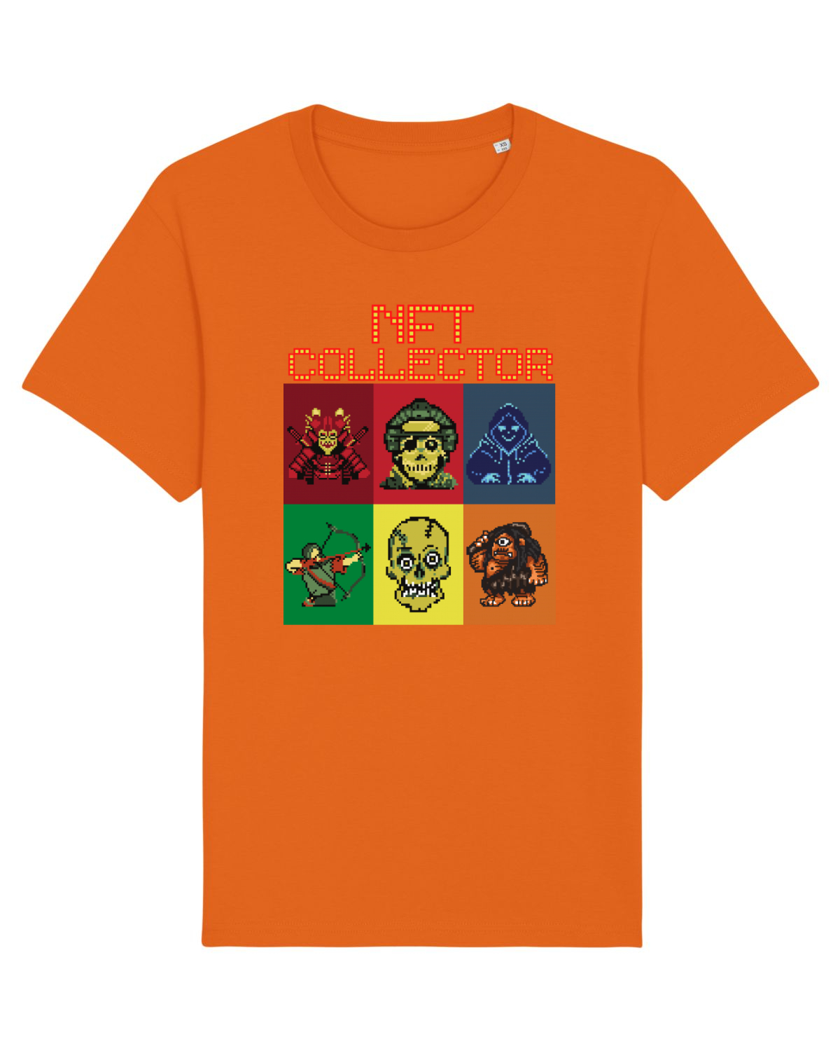 Tricou mânecă scurtă Unisex Rocker Bright Orange