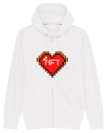 NFT Pixel Art Hanorac cu fermoar Unisex Connector