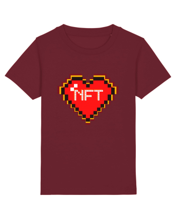 NFT Pixel Art Burgundy