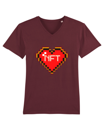 NFT Pixel Art Burgundy