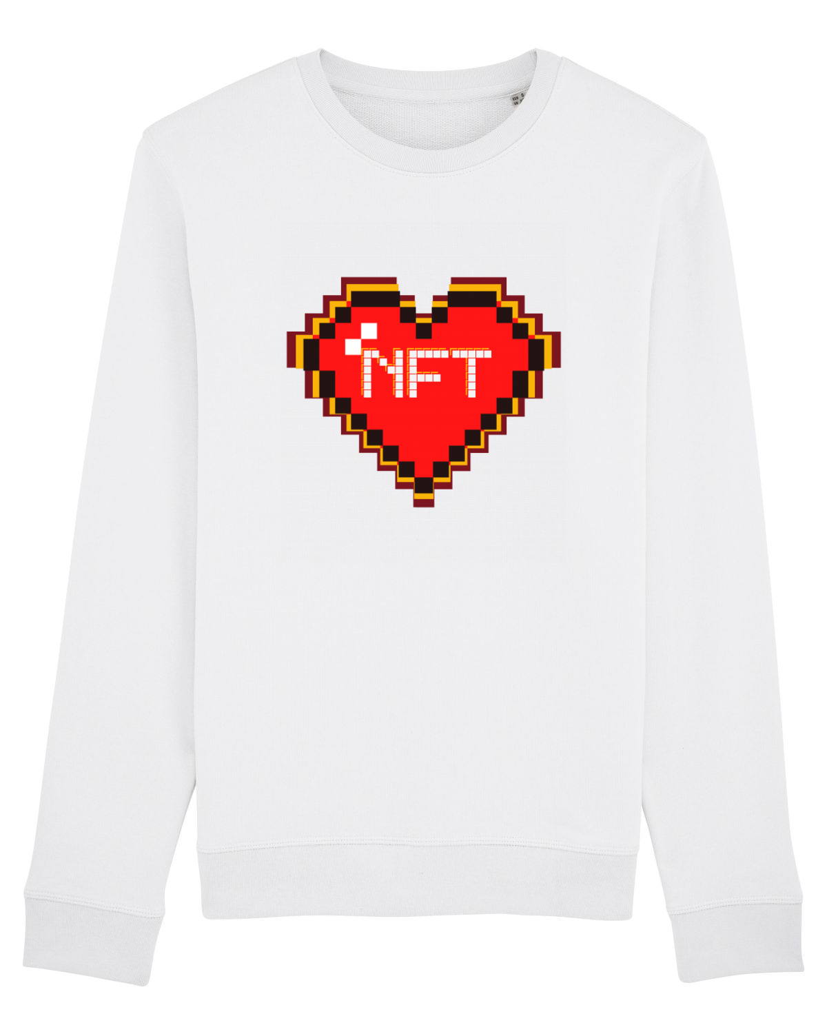 Bluză mânecă lungă Unisex Rise White