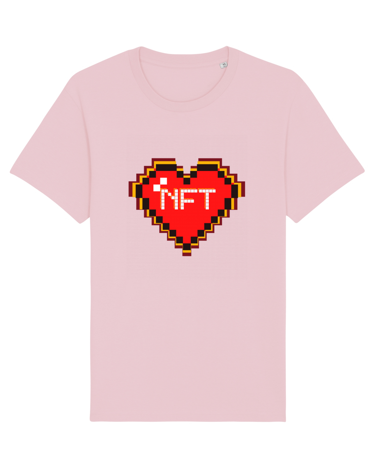 Tricou mânecă scurtă Unisex Rocker Cotton Pink