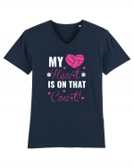 VOLLEYBALL Tricou mânecă scurtă guler V Bărbat Presenter