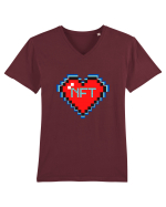 NFT Pixel Art Tricou mânecă scurtă guler V Bărbat Presenter