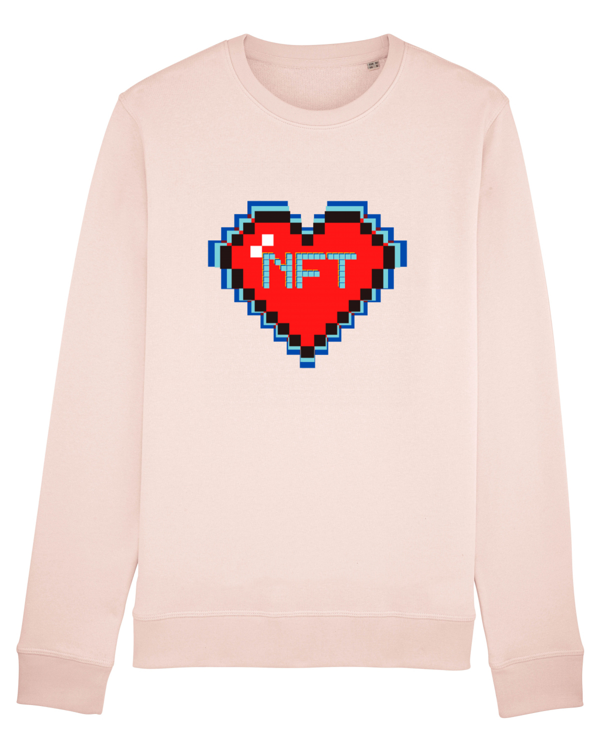 Bluză mânecă lungă Unisex Rise Candy Pink