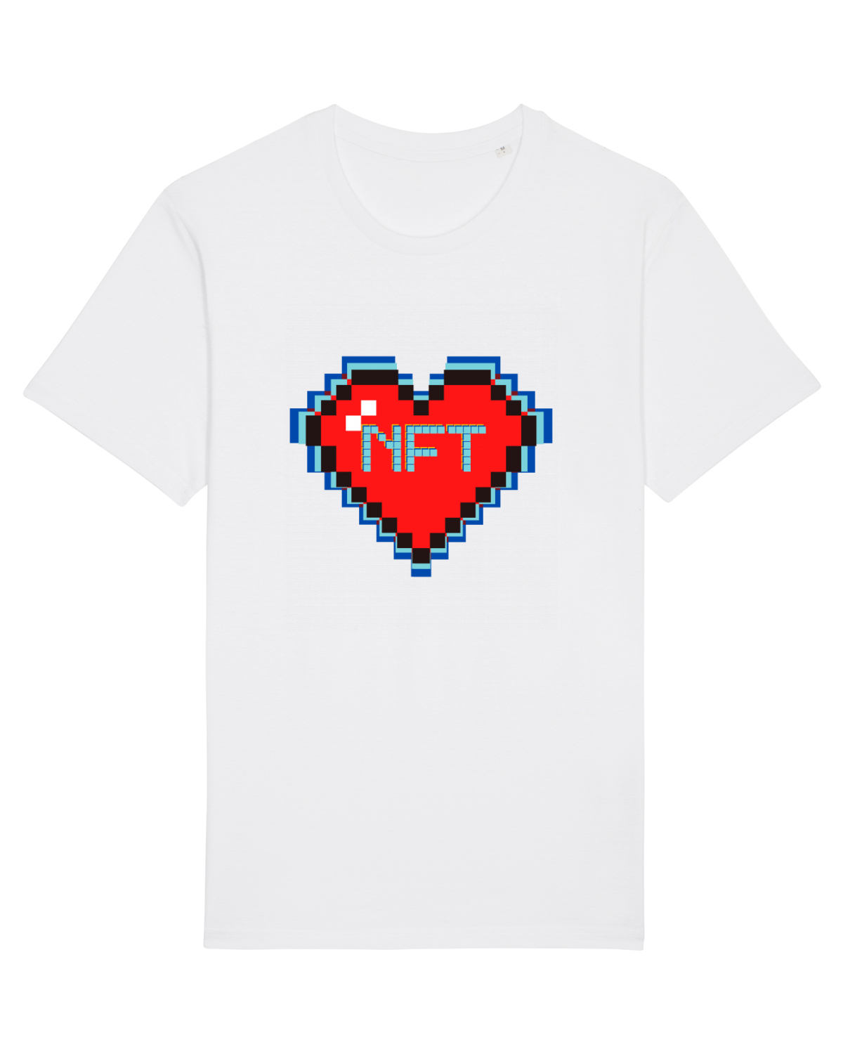 Tricou mânecă scurtă Unisex Rocker White