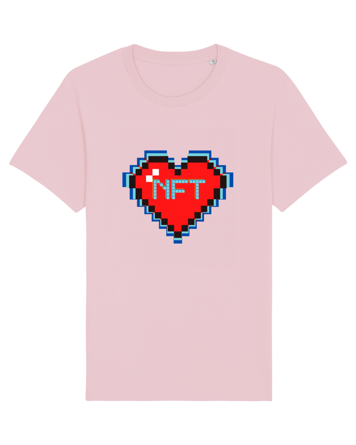 Tricou mânecă scurtă Unisex Rocker Cotton Pink
