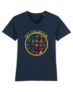 NFT Pixel Art Tricou mânecă scurtă guler V Bărbat Presenter