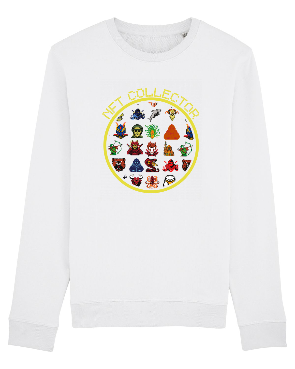 Bluză mânecă lungă Unisex Rise White