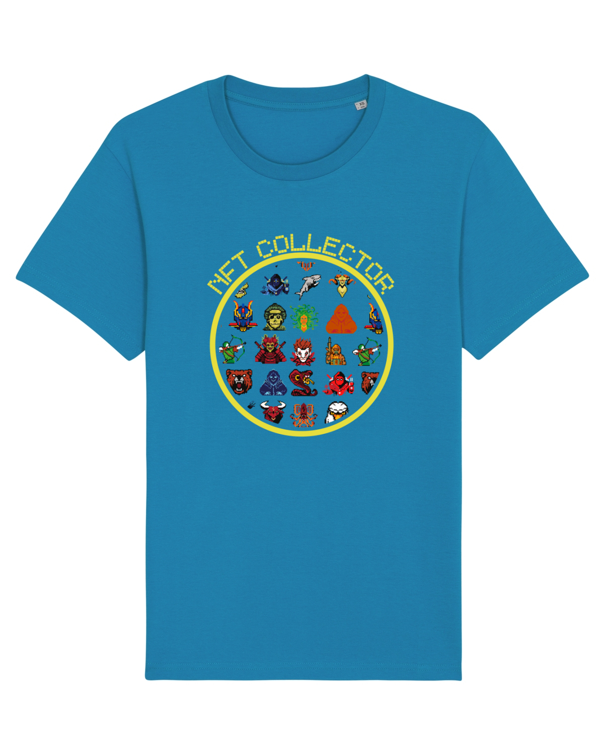 Tricou mânecă scurtă Unisex Rocker Azur
