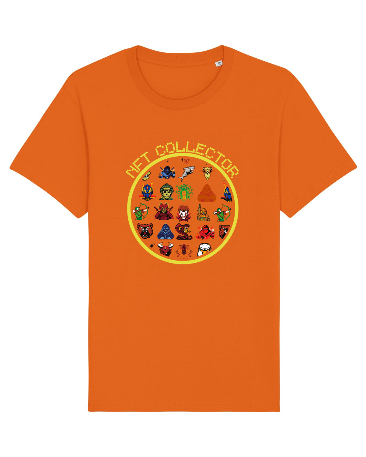 Tricou mânecă scurtă Unisex Rocker Bright Orange