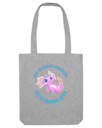 Kawaii Axolotl Heather Grey