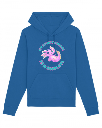 Kawaii Axolotl Royal Blue