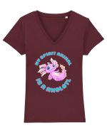 Kawaii Axolotl Tricou mânecă scurtă guler V Damă Evoker