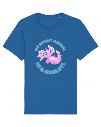 Kawaii Axolotl Royal Blue