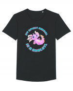 Kawaii Axolotl Tricou mânecă scurtă guler larg Bărbat Skater