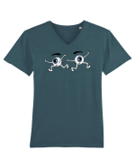 Îmi fug ochii Tricou mânecă scurtă guler V Bărbat Presenter