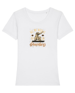 All We Need Is Powder Tricou mânecă scurtă guler larg fitted Damă Expresser