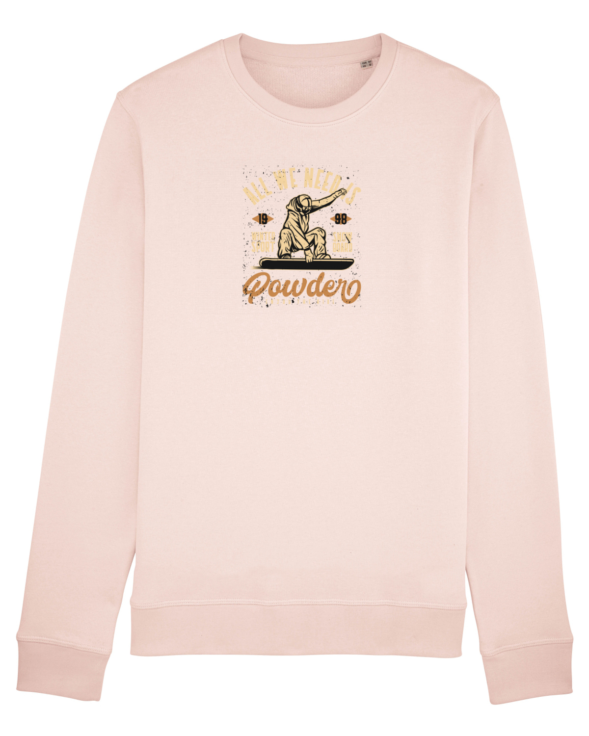 Bluză mânecă lungă Unisex Rise Candy Pink
