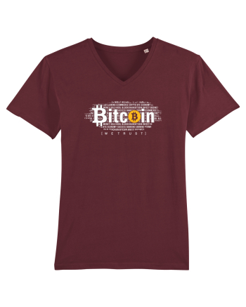 In Bitcoin We Trust Burgundy