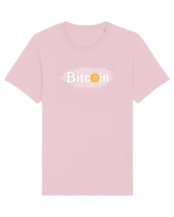 In Bitcoin We Trust Cotton Pink