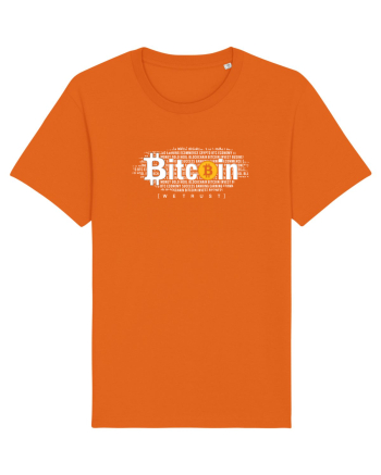 In Bitcoin We Trust Bright Orange