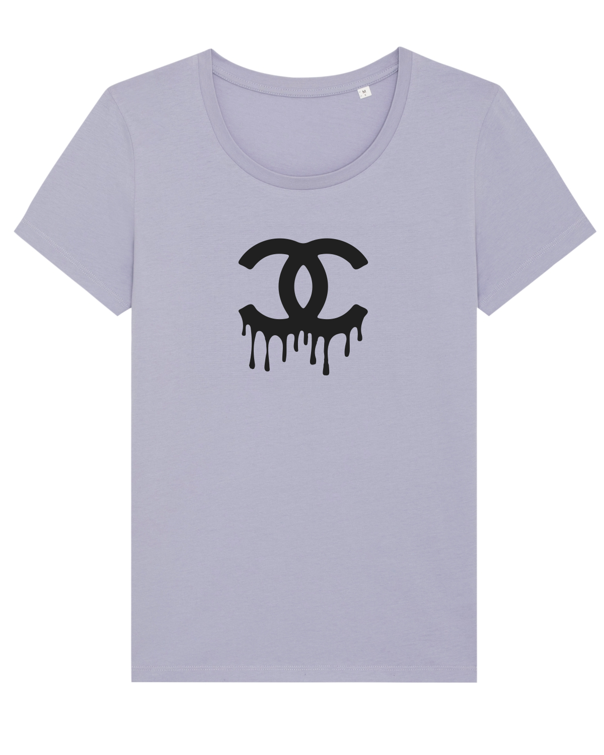 Tricou mânecă scurtă guler larg fitted Damă Expresser Lavender