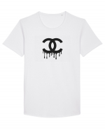 Chanel Tricou mânecă scurtă guler larg Bărbat Skater
