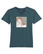 Cupid Tricou mânecă scurtă guler V Bărbat Presenter