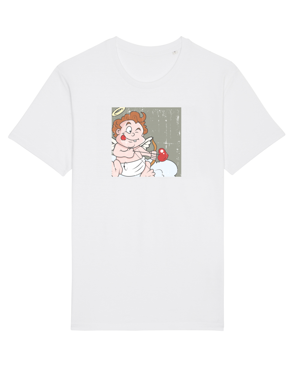 Tricou mânecă scurtă Unisex Rocker White