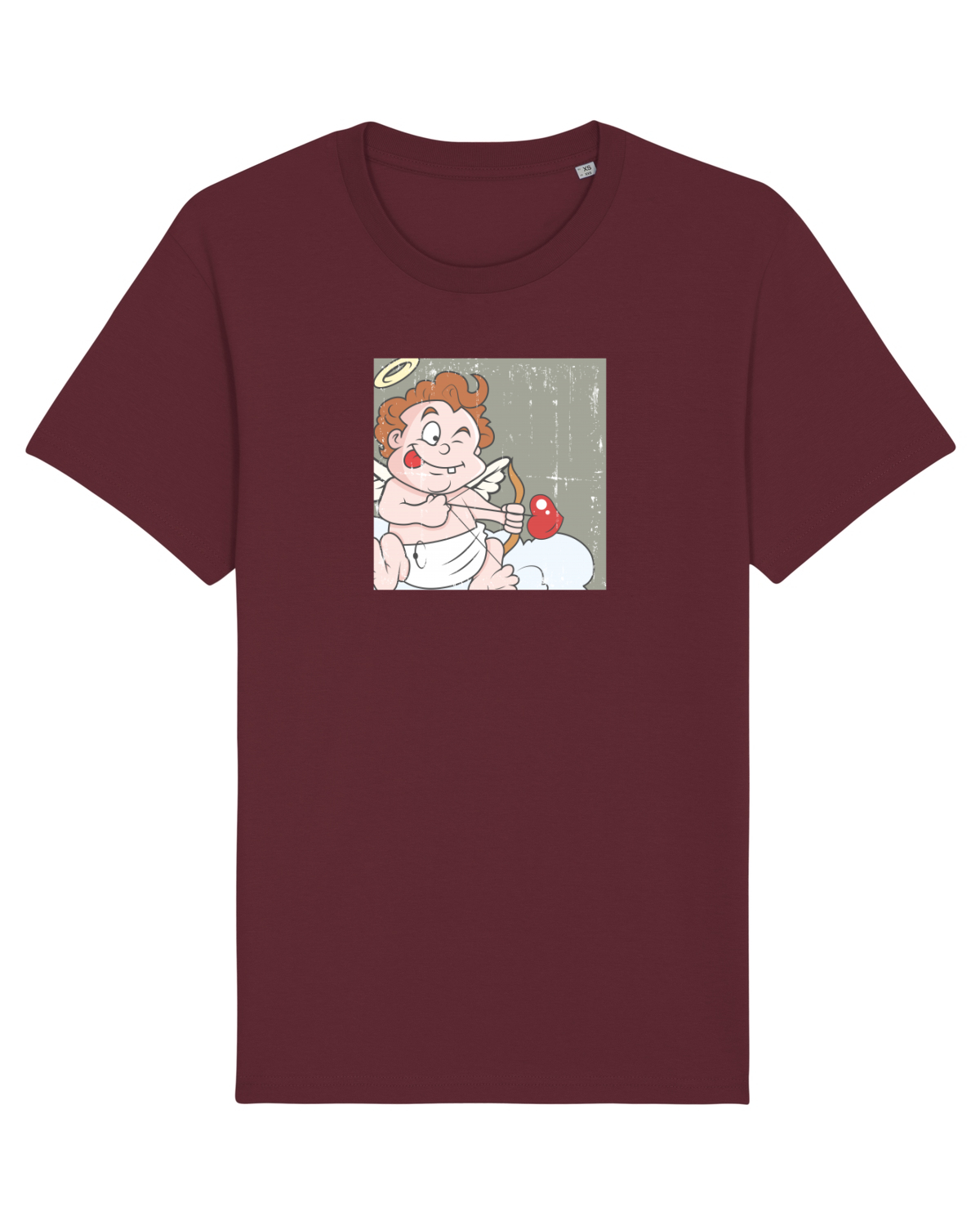 Tricou mânecă scurtă Unisex Rocker Burgundy