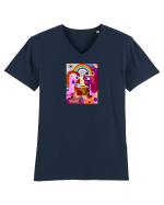 E-Love Tricou mânecă scurtă guler V Bărbat Presenter